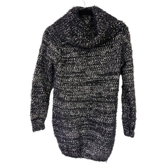 AX Paris Sweaters - AX Paris Black White Cowl Neck Sweater M/L